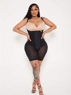 Tributo Black faja with Thigh Coverage